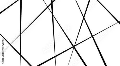 Random geometric line pattern on a transparent background. Random line low poly pattern. abstract seamless line vector.