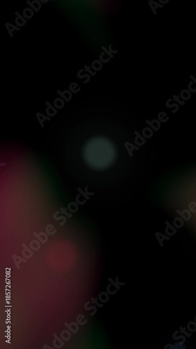 Multicolour Organic Vertical Light Leak Loop with Dreamy Glow for Aesthetic Ambience Projects