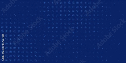 Abstract vector illustration with small squares and pixels. orange Dot halftone with randomus opacity. eps10