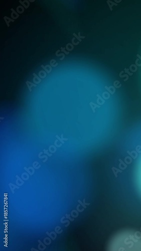 Azure Blue Vertical Light Leak Loop with Smooth Flowing Gradient for Dreamy Mood and Ambience