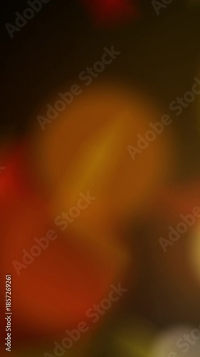 Amber Copper Vertical Light Leak Loop with Warm Flowing Gradient for Gentle Mood Ambience