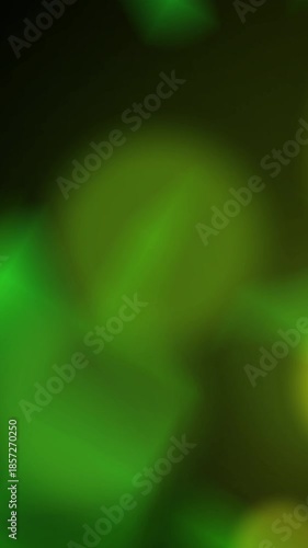 Emerald Lime Vertical Light Leak Loop with Vibrant Flowing Gradient for Artistic Mood and Ambience