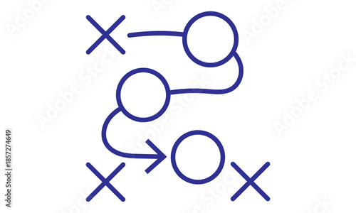 soccer tactics icon set .Symbol isolated white background. vector illustration. color editable.