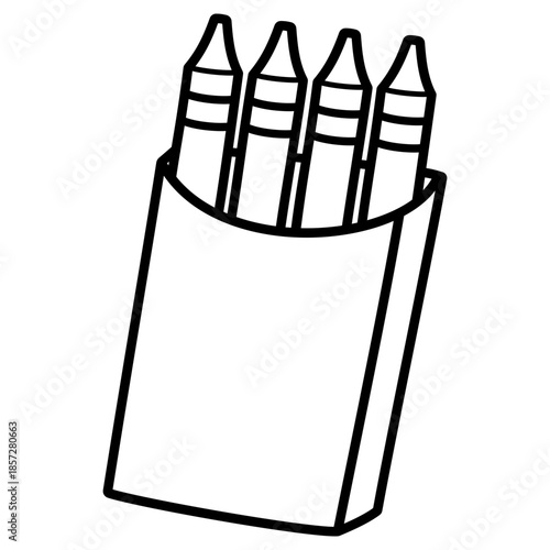 Crayon Simple Illustration 