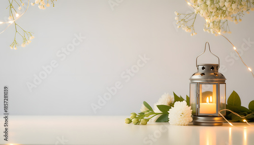 Minimal, elegant Ramadan or Eid background
