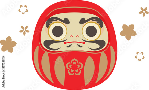 だるま正面イラスト