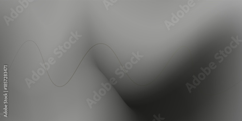 Product showcase spotlight on white gradient background black modern elegant lines wave