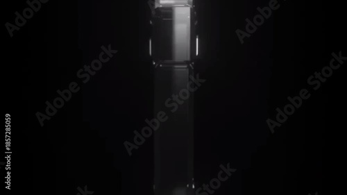 The countdown in the black background.