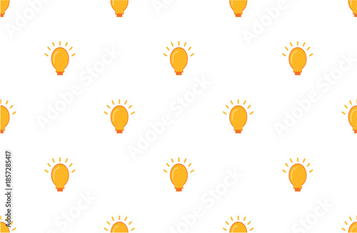 seamless pattern with yellow lamp