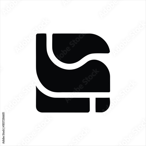 Black N95 face mask isolated on white background for health and safety protection measures