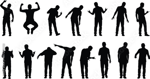 business people silhouettes