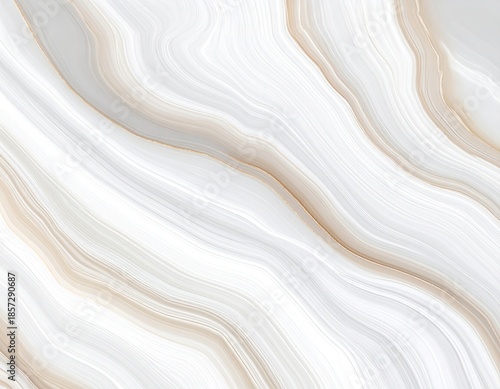Flowing white stone with golden accents, diagonal lines