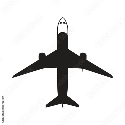 airplanes vector icon on white background, airplane vector Illustration.