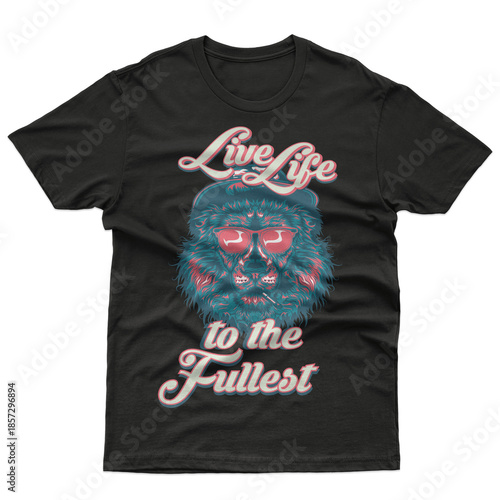 black t shirt
