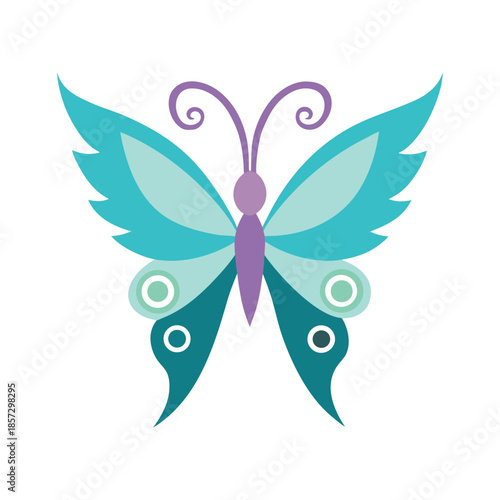 Fairy style butterfly with fantasy wings