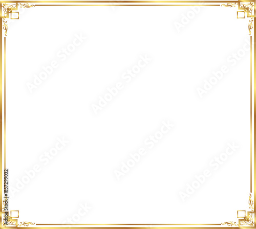 Golden Warm Gold Border Certificate Border Golden warm gold border frame Elegant Certificate Frame with Abstract Golden Swirls luxury certificate border for diploma