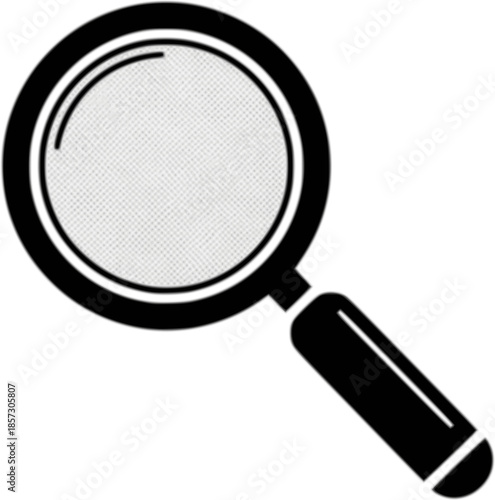 Simple vector icon magnifying glass
