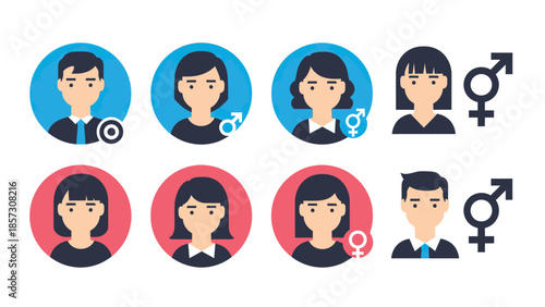 Diverse Human Avatars Representing Gender and Identity.