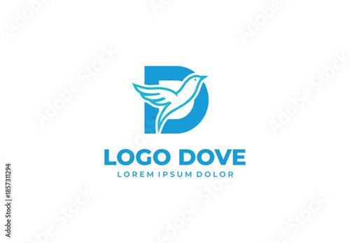 Letter D concept logo design for your branding and identity