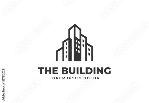 Building concept logo design for your branding and identity