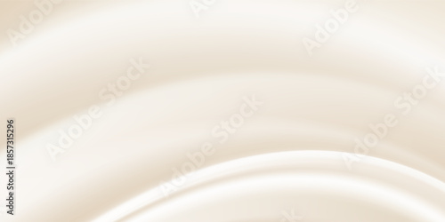 Abstract golden background with white and beige luxury glitter shapes. Golden lines luxury on cream color background. Gold elegant realistic paper cut style 3d. Vector illustration