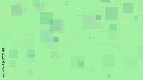 Pastel Geometric Squares Background with Transparent Overlapping Boxes on Grid