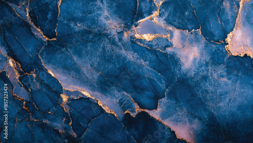 marble blue grunge texture, blue sky background