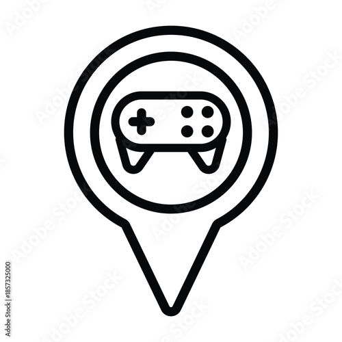 Game zone location icon