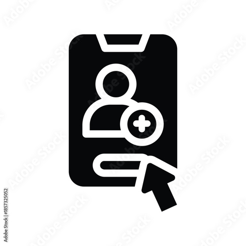  subscription glyph icon illustration vector graphic.eps