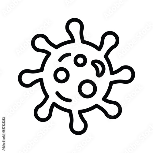 Virus bacteria icon