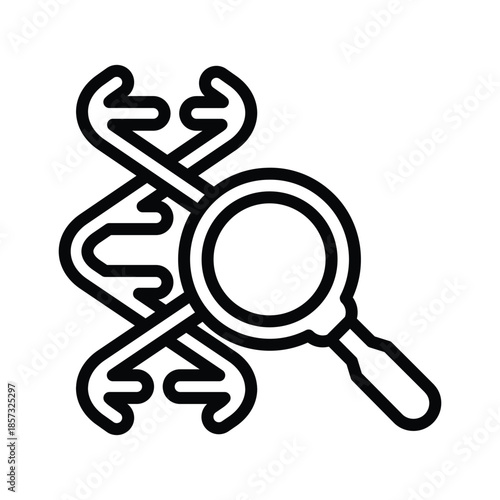 DNA research icon