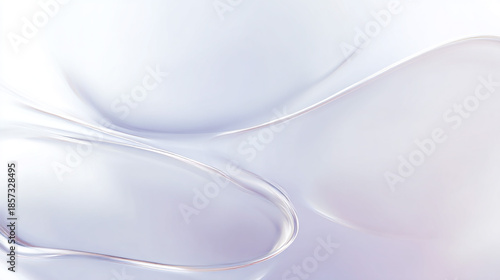 淡いブルーの半透明ジェルが波打つ清潔感あふれる上品な抽象背景素材