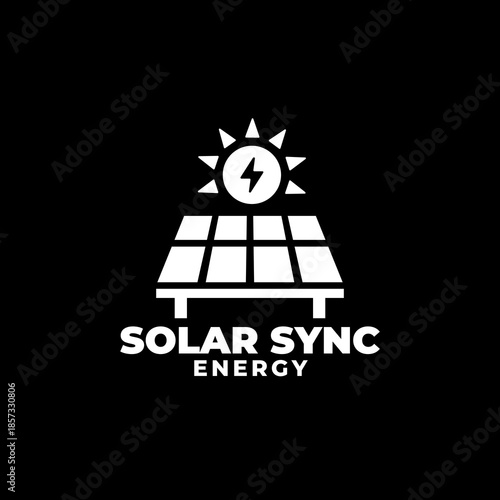 Solar panel power plant renewable energy sustainable energy generation with windmill wind fans electricity system