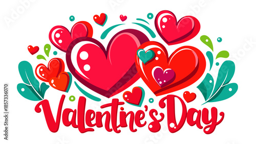 Celebrate valentine's day with hearts