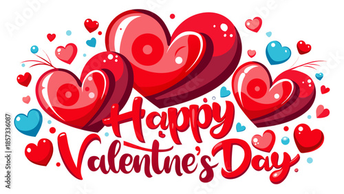 Celebrate valentine's day with hearts