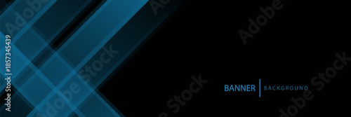 Modern banner background blue and black gradations slash shape pattern.colorful.simple design.vector eps 10