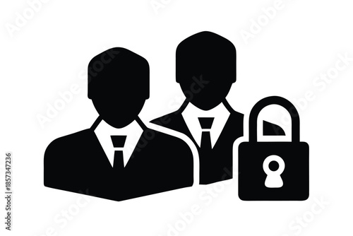 two factor authentication vector icon silhouette