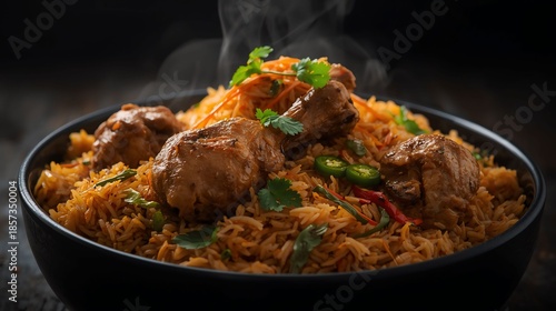 Authentic Chicken Biryani with Aromatic Basmati Rice