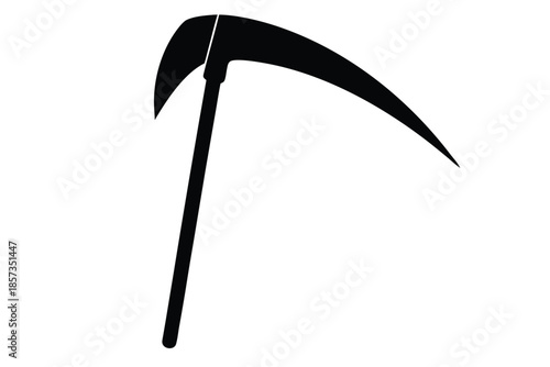 death scythe vector icon silhouette
