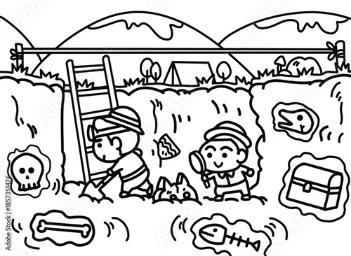 Digging for Treasures An Underground Adventure