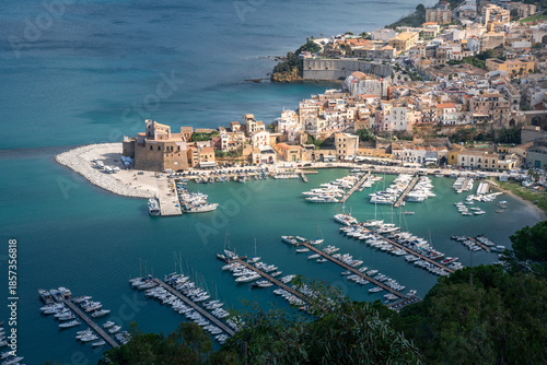 Castellamare del Golfo, Sicily. Hilltop view