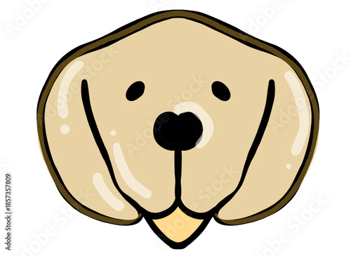 Cute Dog Balloon Cartoon 2d