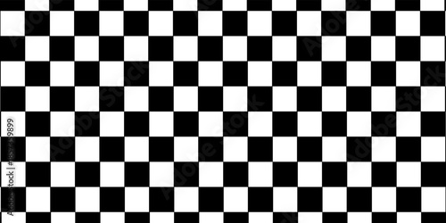 Black and white checkered pattern, Checkerboard seamless pattern