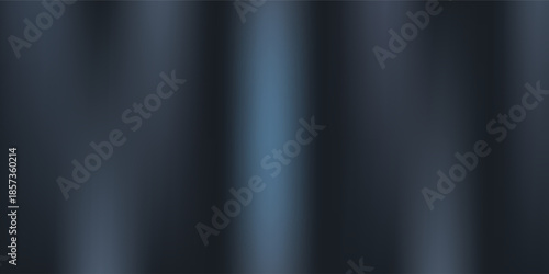 Black dark gray blue abstract elegant background. Drapery. Curtain. Fabric material. Soft folds. Wave stripe line. Gradient. Empty space. Design. Template.