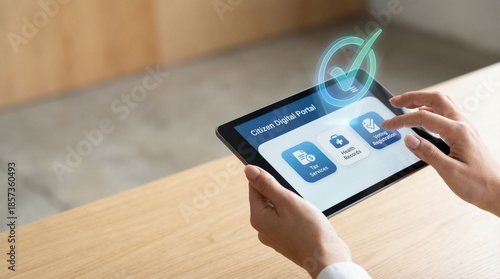 E-government online service enhancing citizen access via digital portals in modern technology environments