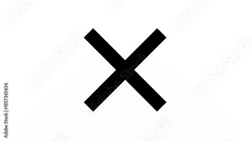 Intersecting Lines: A striking visual of two bold, intersecting lines forming a prominent X, against a contrasting background. 