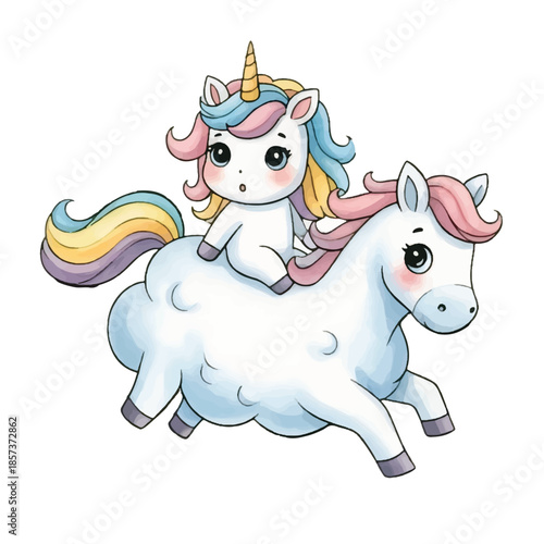 Cute cartoon farm animals cow dog and cat smiling together in a white Christmas style illustration, happy and funny animal characters in a simple vector design