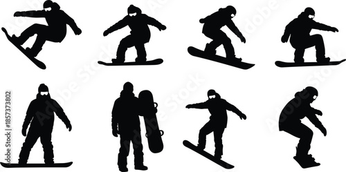 Medieval Warrior Silhouettes Set, Crusader and Monk Soldiers with Weapons, Knight, Axe, Sword, Banner, Shield Vector Graphics Collection