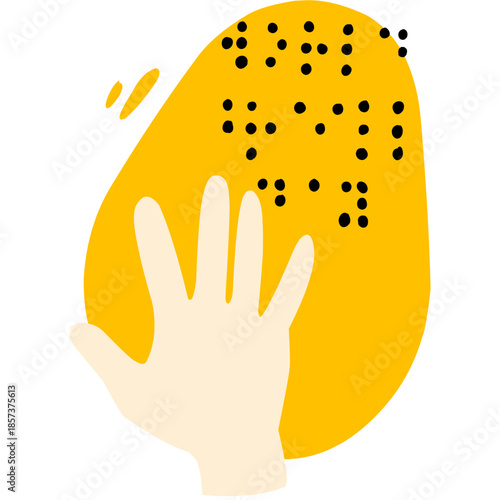 Hand Read Braille