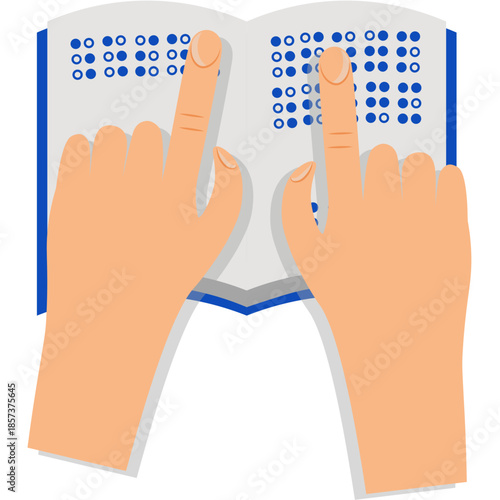World Braille Day Hand Read Braille